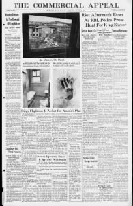 Riot Aftermath Eases as FBI, Police Probe Hunt For Dr Martin Luther King Slayer (April 8, 1968)